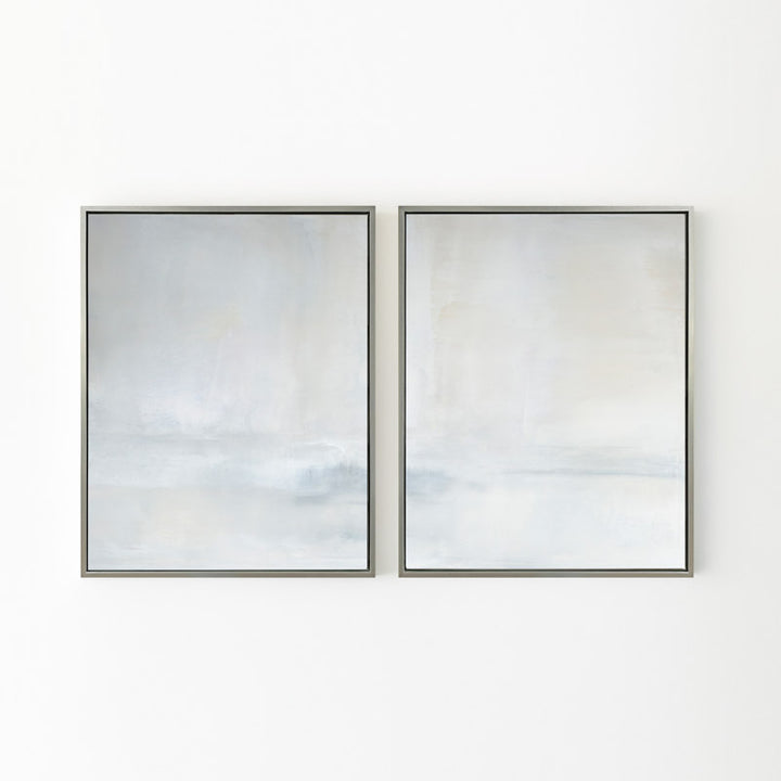 Promontory 36x48" Diptych Mixed Media | Unframed