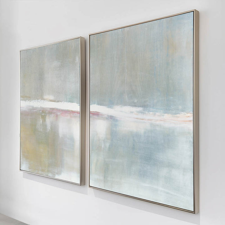 Refuge 36x48" Diptych | Sterling Frame