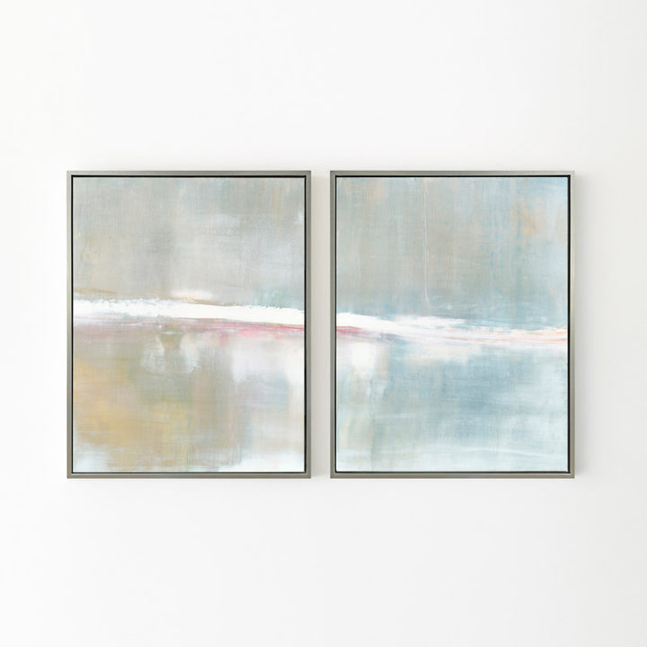 Refuge 36x48" Diptych | Sterling Frame