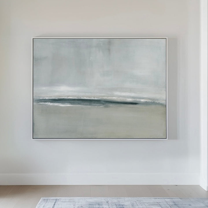 Rising Tides 72x54" | White Frame