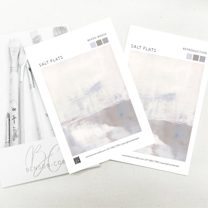 Salt Flats Canvas Sample