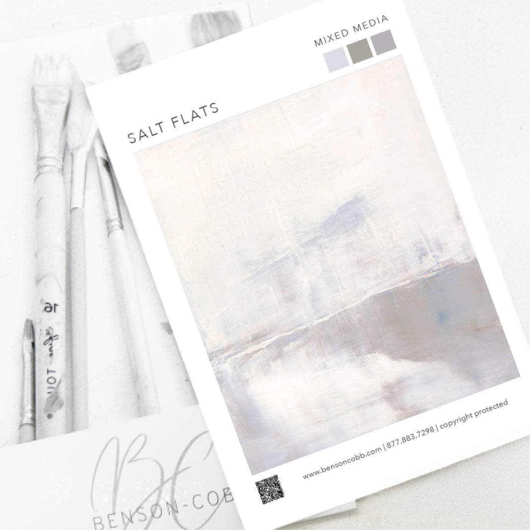 Salt Flats Canvas Sample