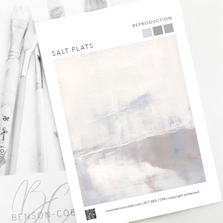 Salt Flats Canvas Sample