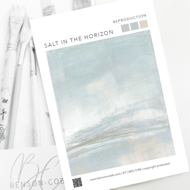 Salt in the Horizon Canvas Sample