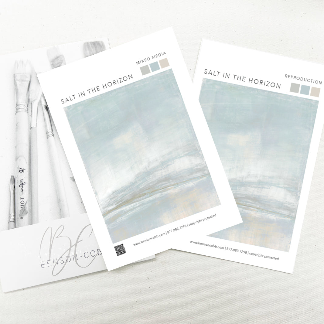 Salt in the Horizon Canvas Sample