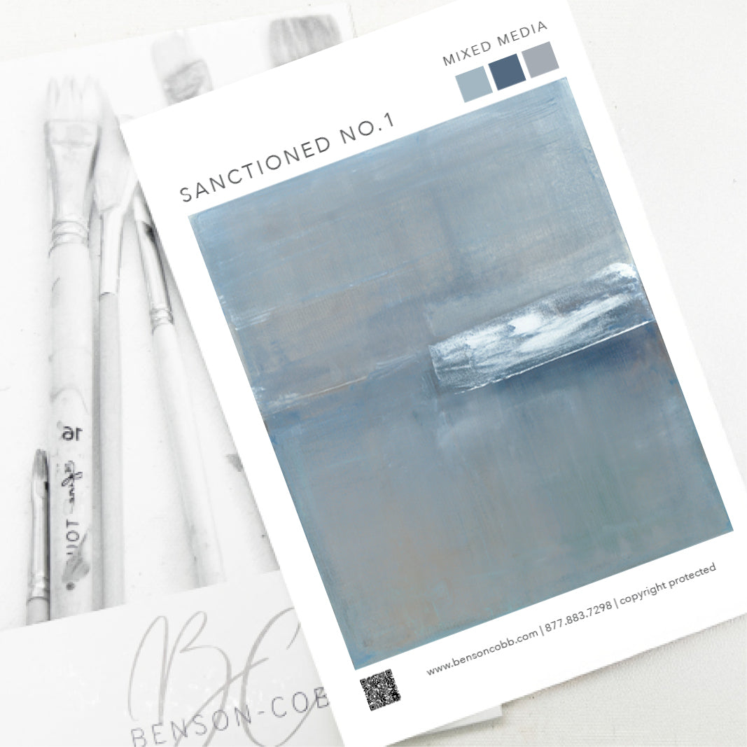 Sanctioned No.1 Canvas Sample