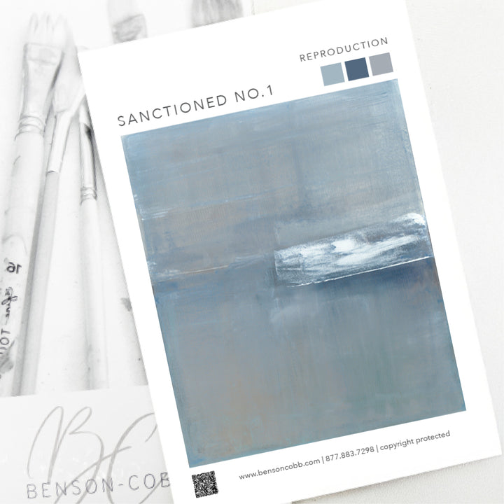 Sanctioned No.1 Canvas Sample