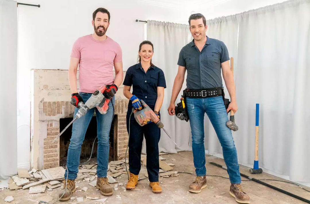Sex and the City's Kristin Davis with the Property Brothers 