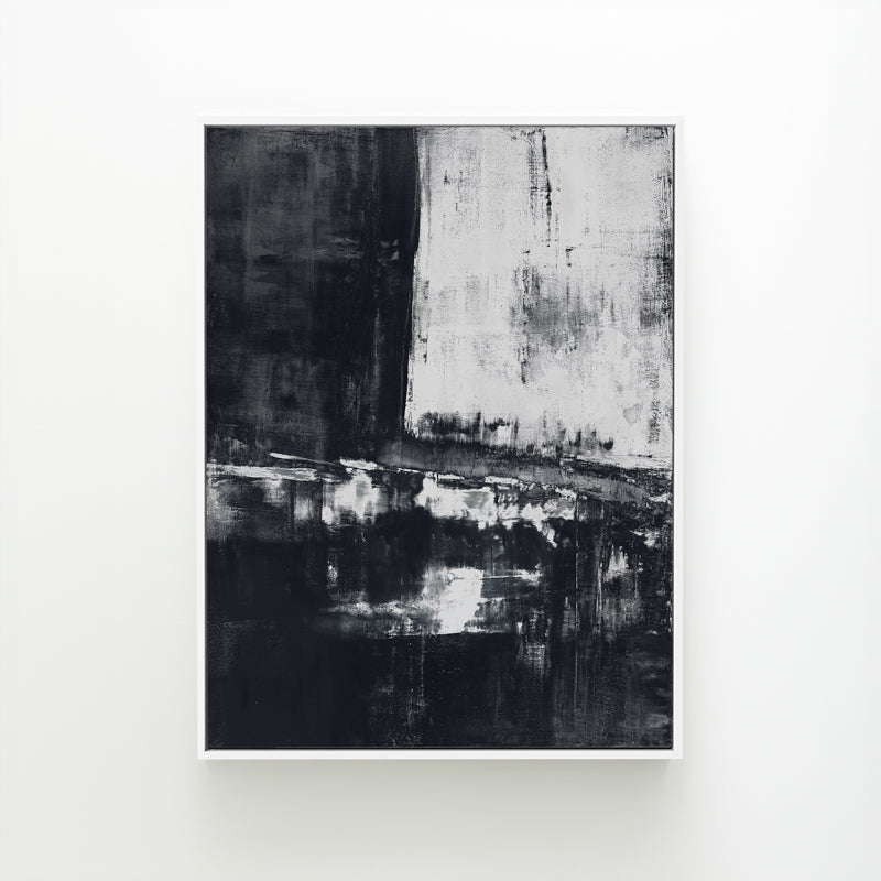 Shallow in Charcoal - Canvas Basics