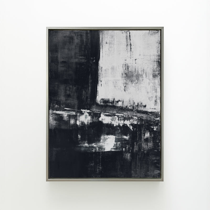 Shallow in Charcoal - Canvas Basics
