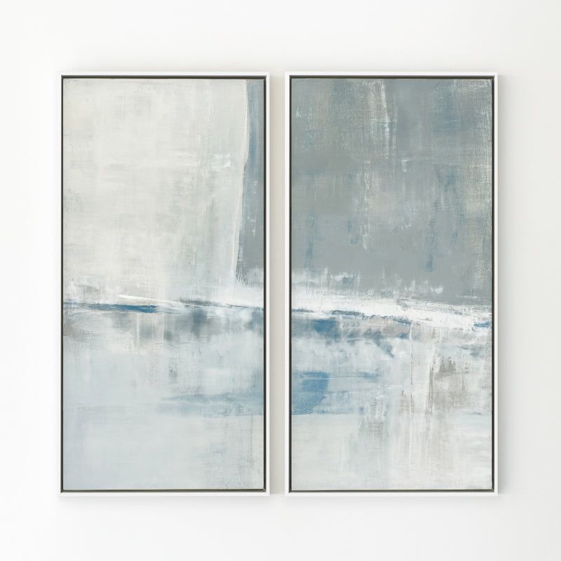Shallow in Gray - Large Canvases