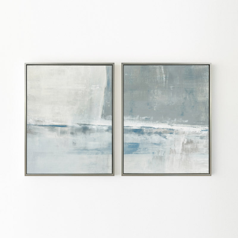 Shallow in Gray - Canvas Set Options