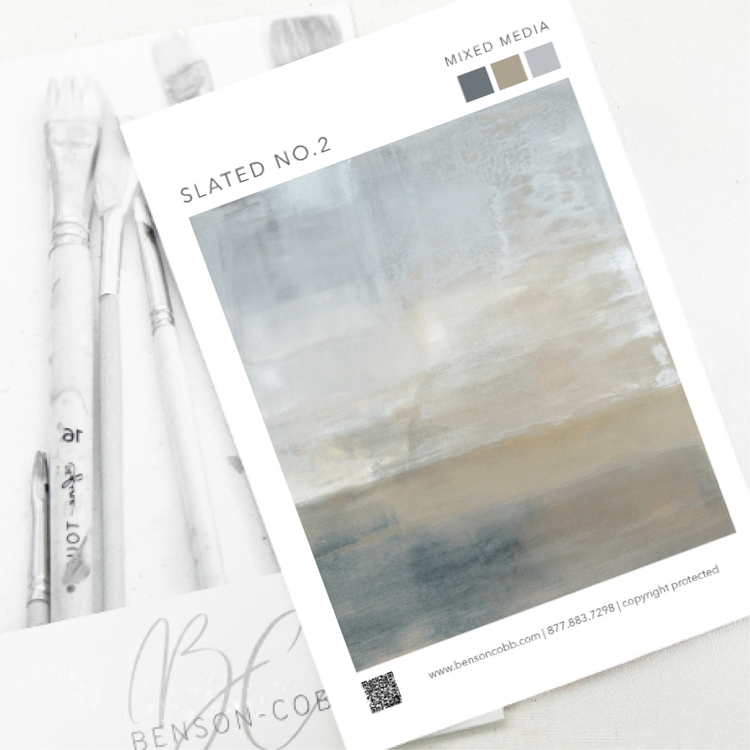 Slated No.2  Canvas Sample