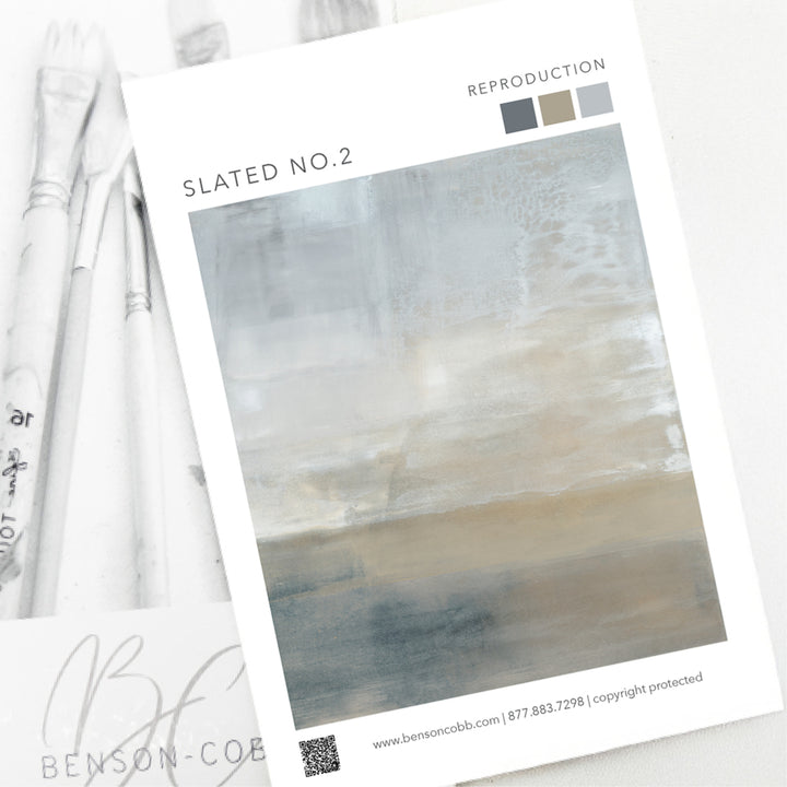 Slated No.2  Canvas Sample