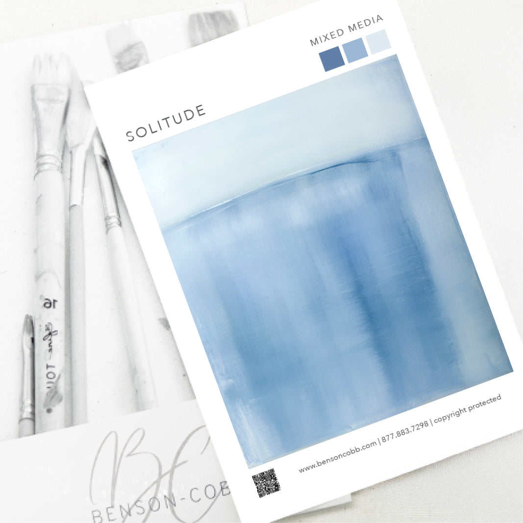 Solitude Canvas Sample