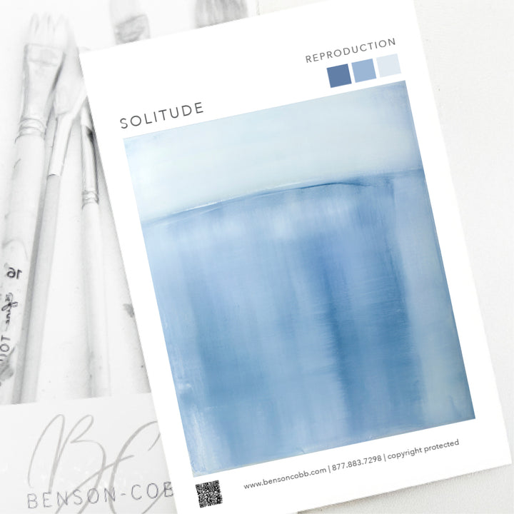 Solitude Canvas Sample