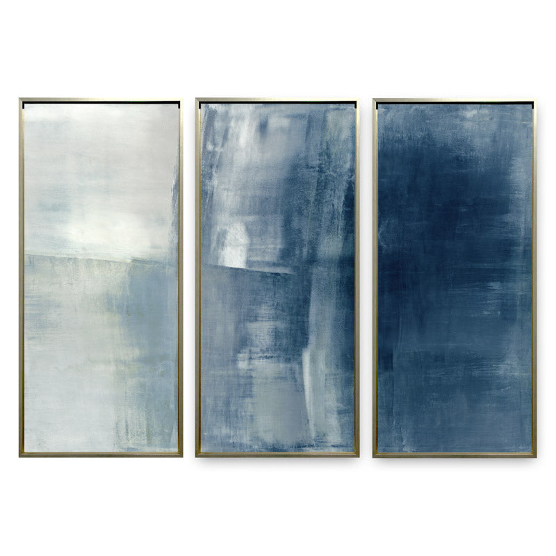 Surfaces in Blue - Canvas Set Options