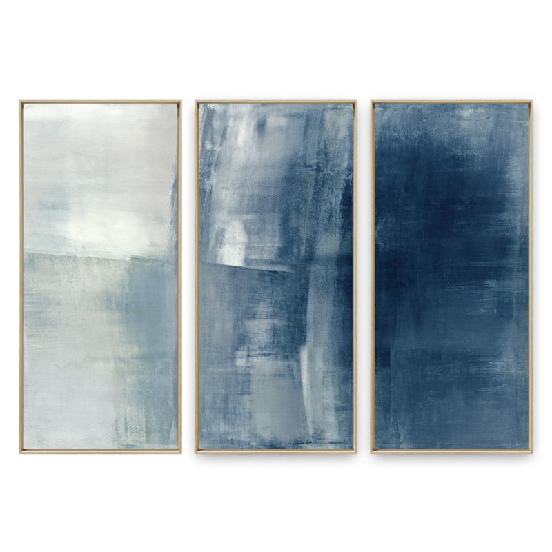 Surfaces in Blue - Canvas Set Options