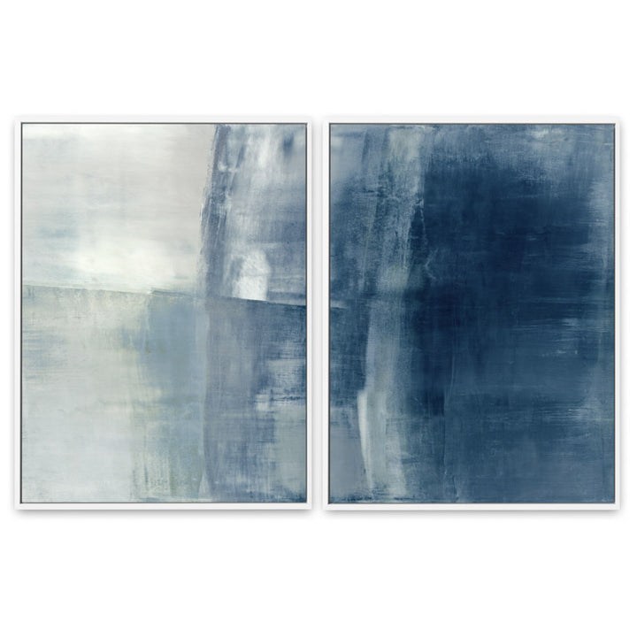 Surfaces in Blue - Canvas Set Options