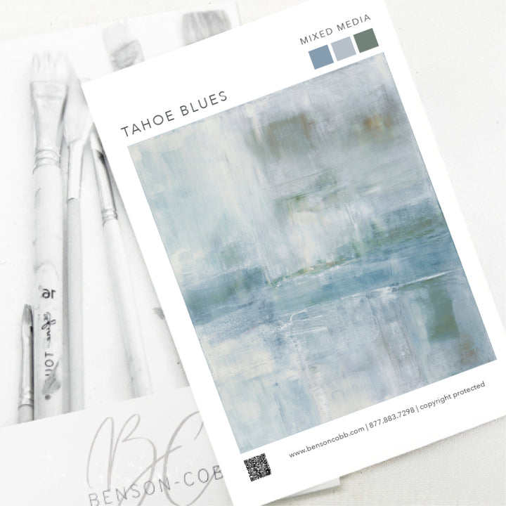Tahoe Blues Canvas Sample