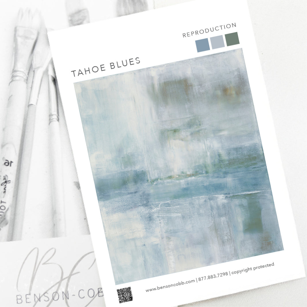 Tahoe Blues Canvas Sample