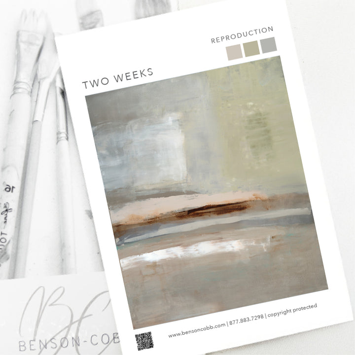Two Weeks Canvas Sample