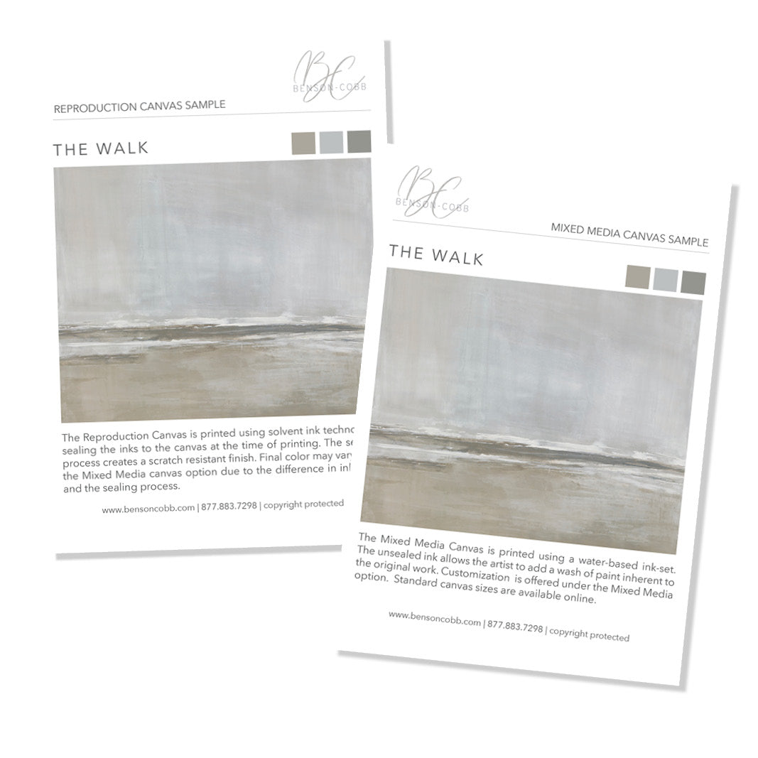 The Walk Canvas Samples