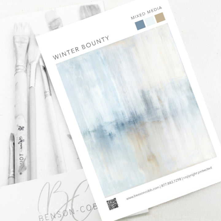 Winter Bounty Canvas Sample
