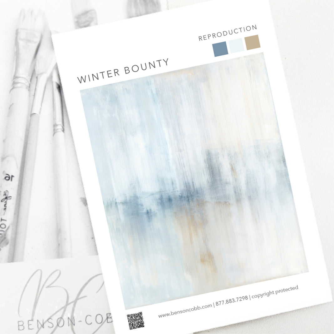 Winter Bounty Canvas Sample