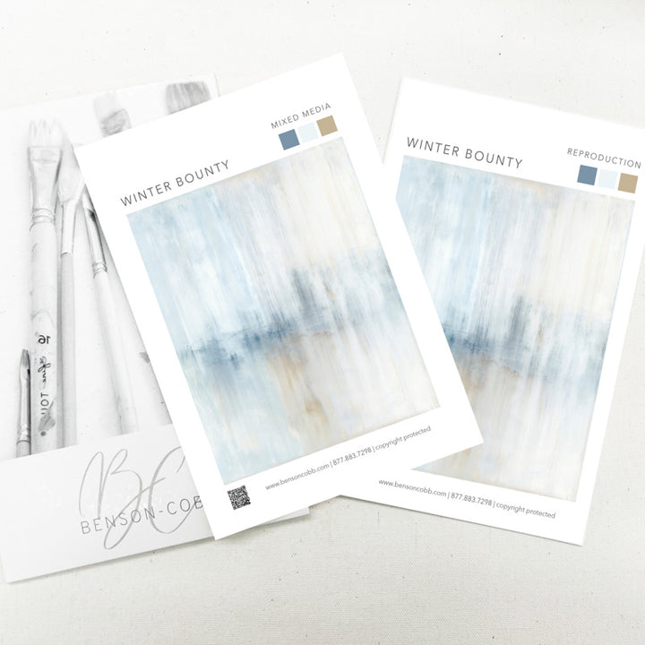 Winter Bounty Canvas Sample