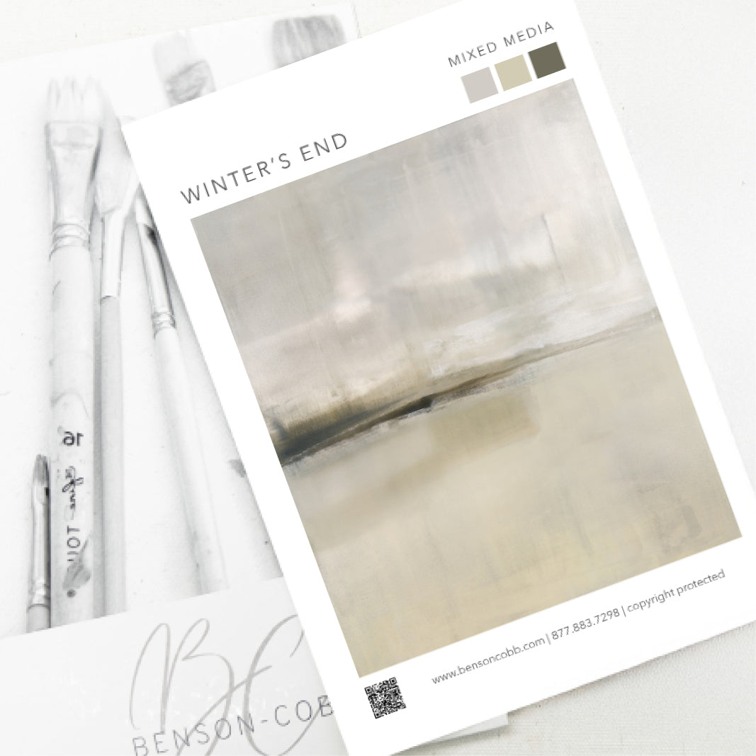 Winter's End Canvas Sample