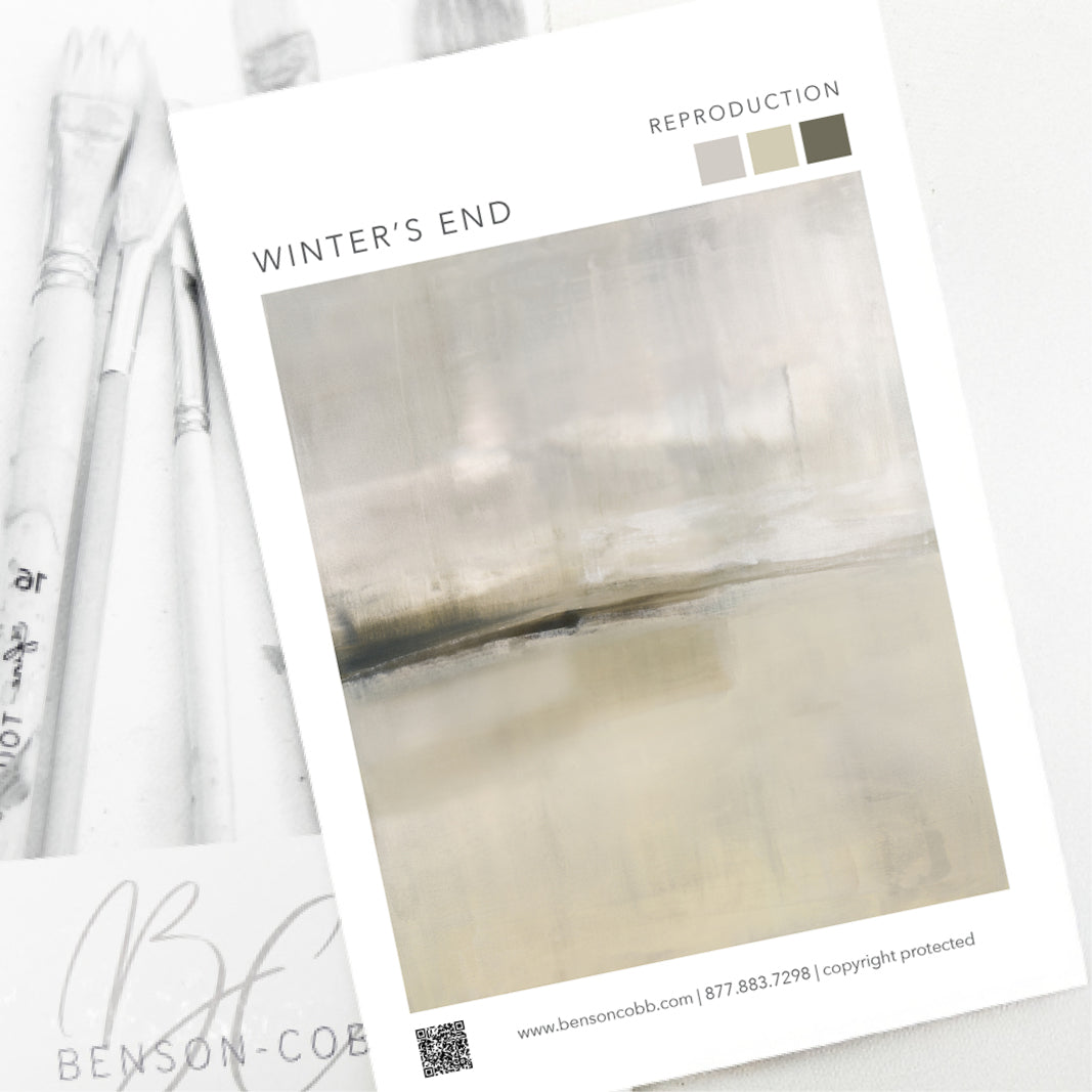 Winter's End Canvas Sample