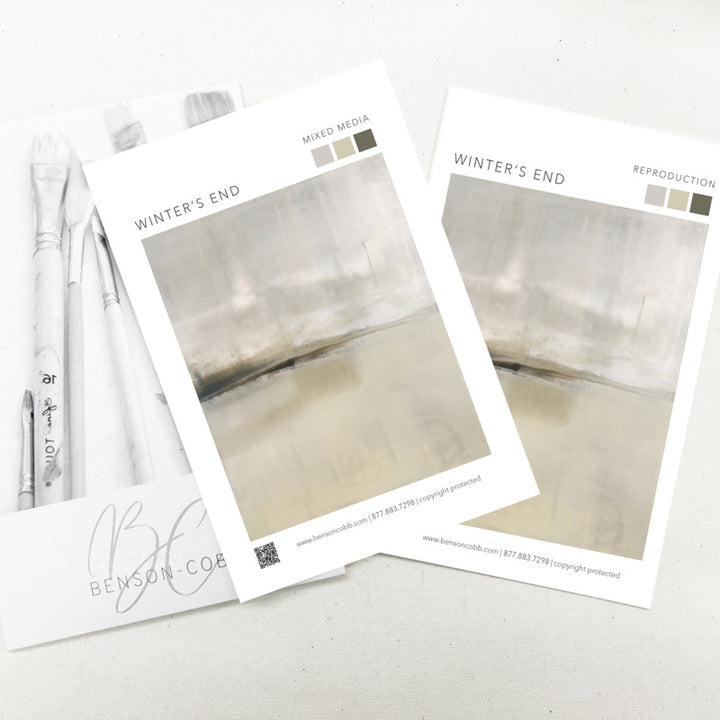 Winter's End Canvas Sample