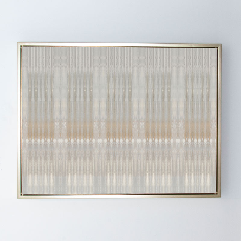 Dune Textile No.1 Canvas Champagne Gold Frame