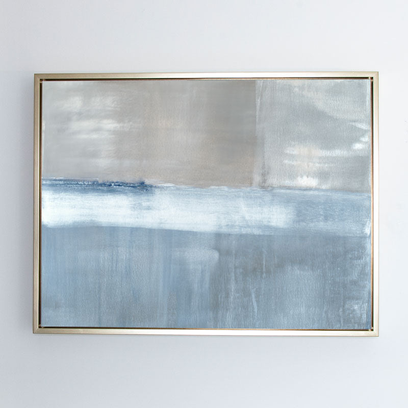 Adrift No.2 Canvas Champagne Gold Frame