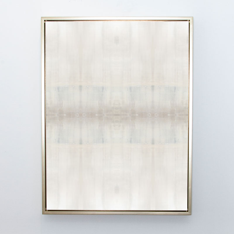 Dune Textile No.2 Canvas Champagne Gold Frame