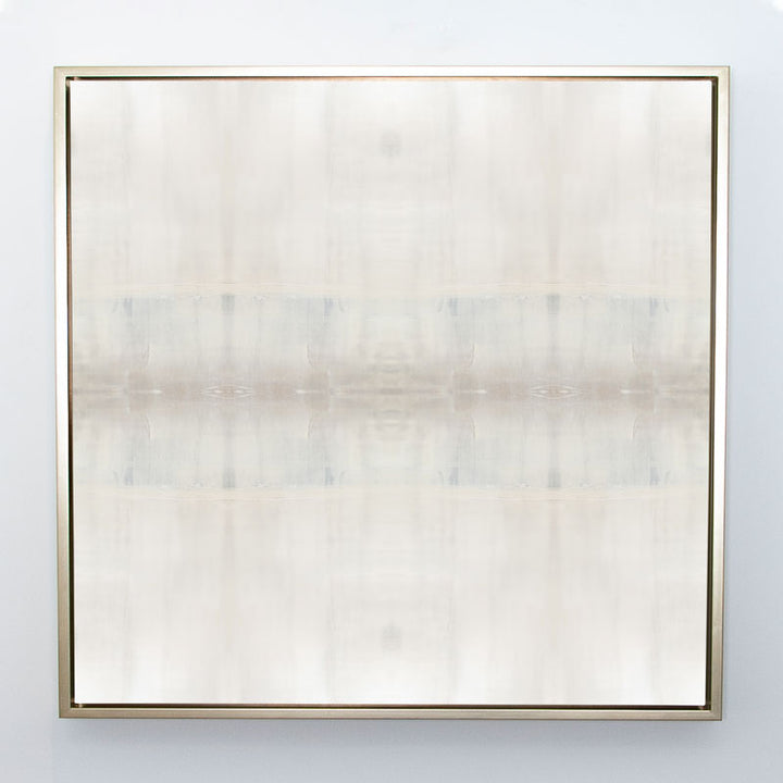 Dune Textile No.2 Canvas Champagne Gold Frame