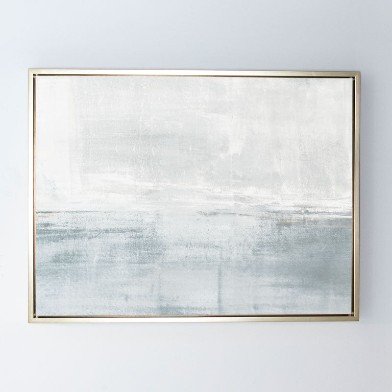 Between The Lines Canvas Champagne Gold Frame
