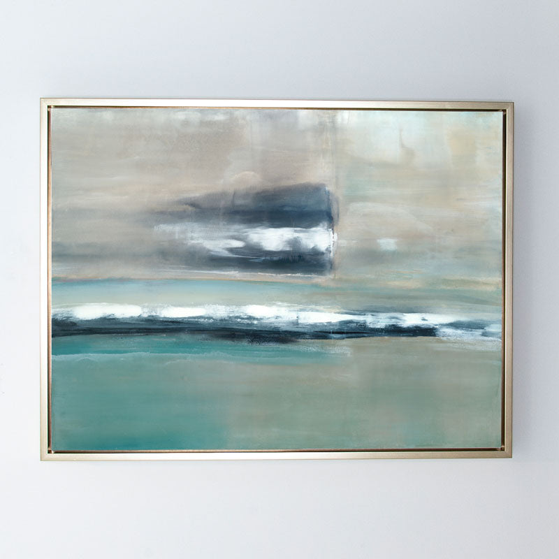 Serenity's Horizon Canvas Sterling Frame
