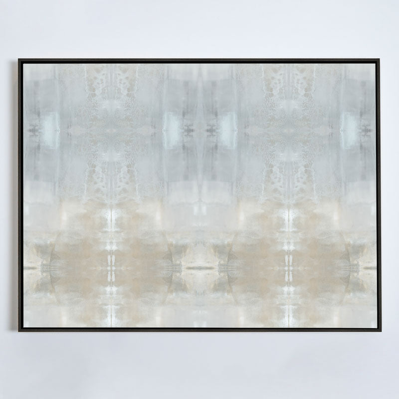 Ghost Textile No.2 Canvas Ebony Frame