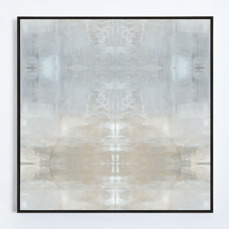 Ghost Textile No.2 Canvas Ebony Frame