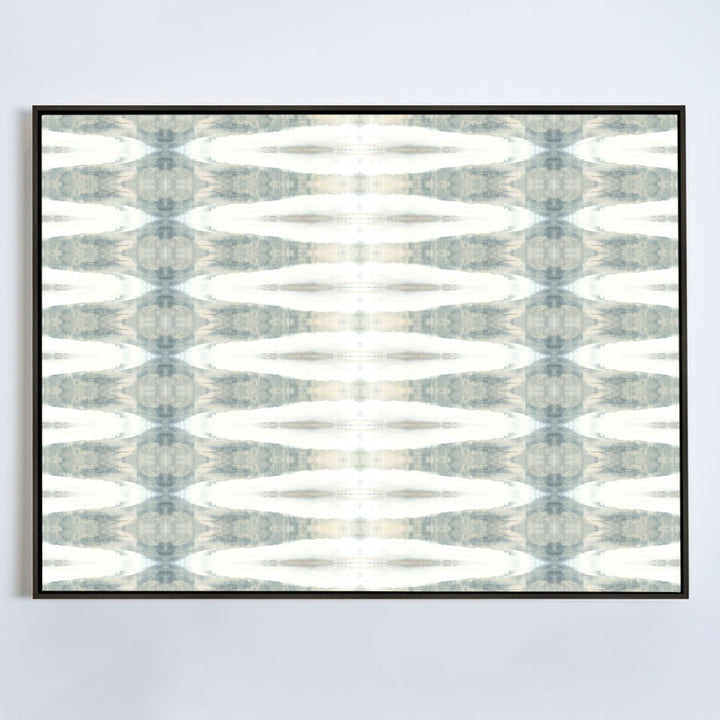 Driven Textile No.3 Canvas Ebony Frame