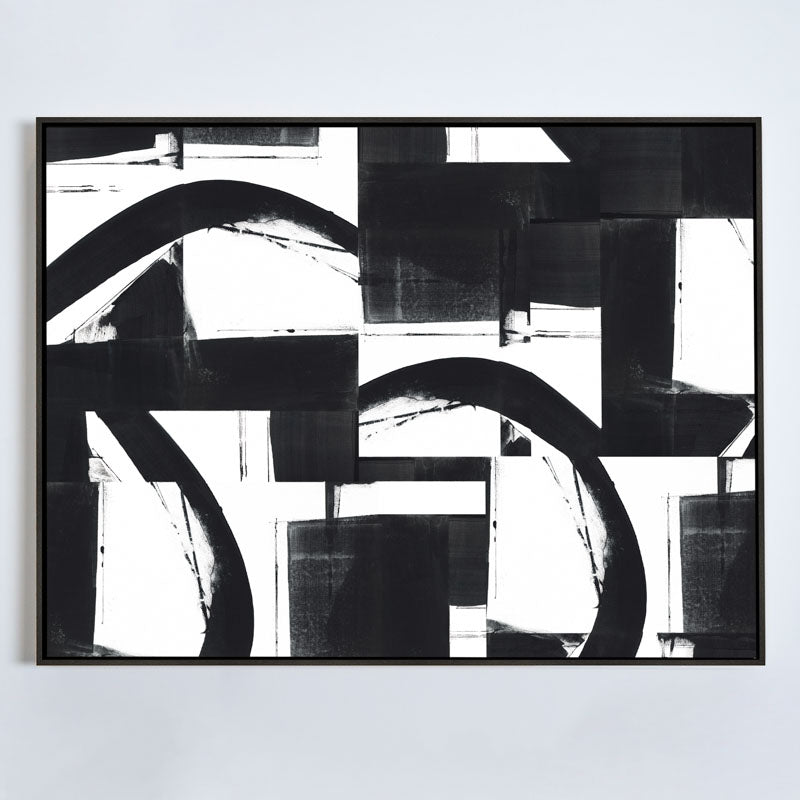 Entanglement No.6 Canvas Ebony Frame