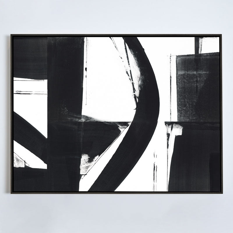 Entanglement No.4 Canvas Ebony Frame