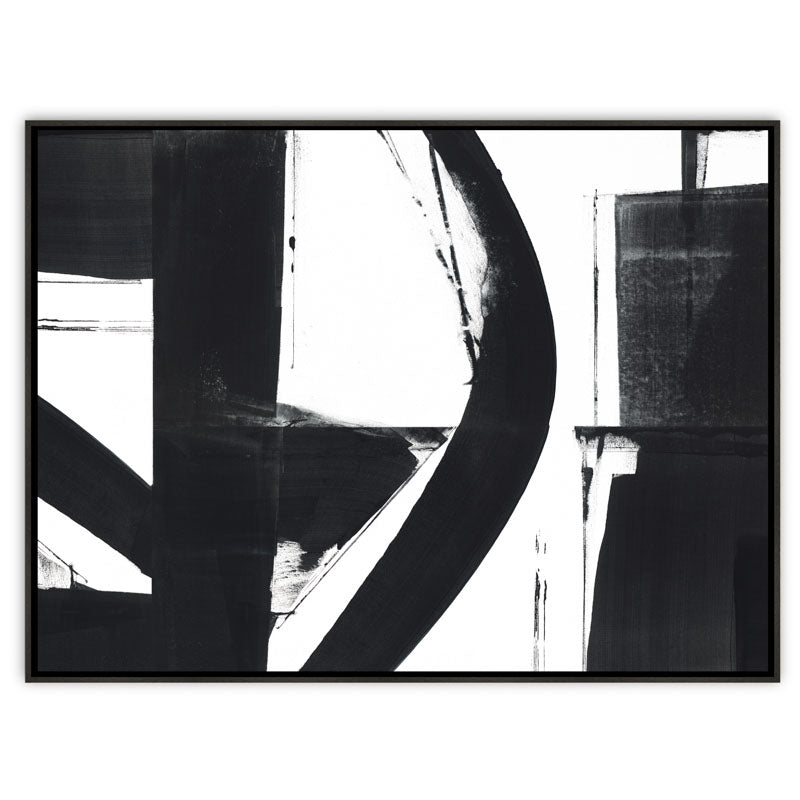 Entanglement No.4 Canvas Ebony Frame