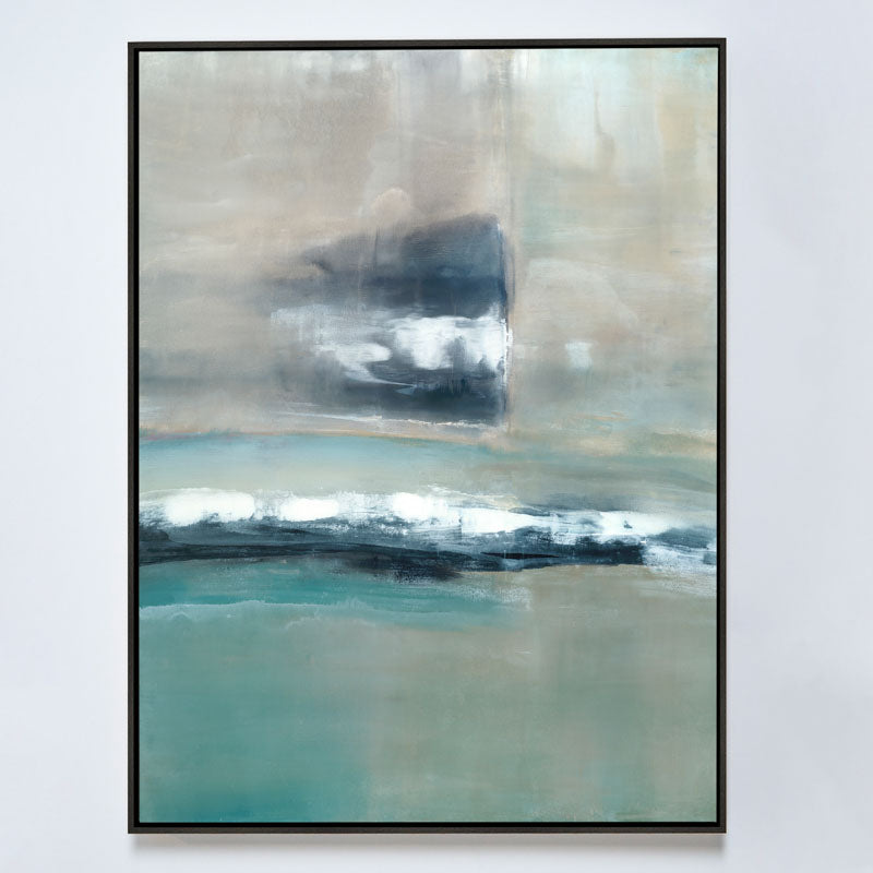 Serenity's Horizon Canvas Ebony Frame