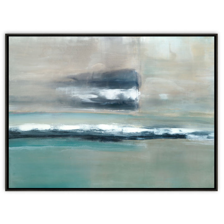 Serenity's Horizon Canvas Ebony Frame