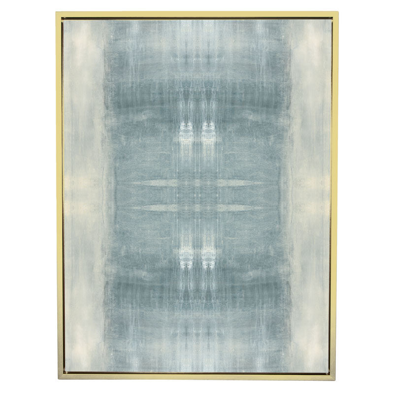 Driven Textile No. 1 Canvas Gilt Frame