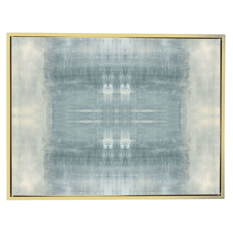 Driven Textile No. 1 Canvas Gilt Frame