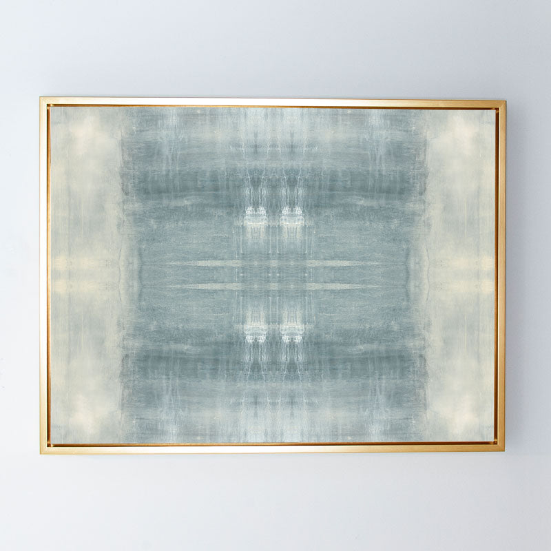 Driven Textile No. 1 Canvas Gilt Frame